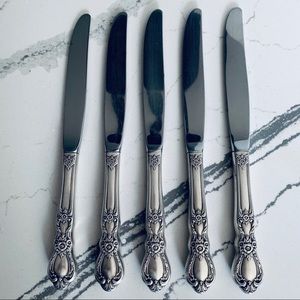 5 1847 Rogers Bros Heritage 1953 Dinner Knives
